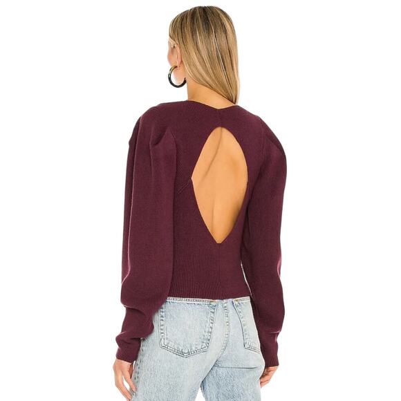*SOLD* NWT! Free People Saffron Open Back Sweater - Size Small - Picture 5 of 11